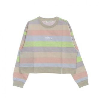 Obey Sweatshirt - Dames - Sweatshirts - Grijs - M - Hoodies & sweatvesten