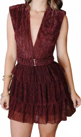 Olivaceous Wine Not Dress In Red