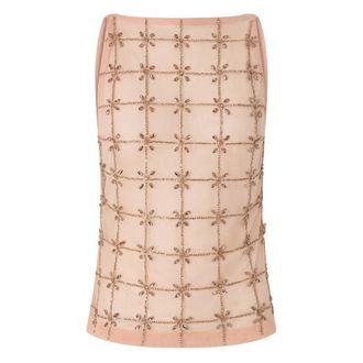 Pinko Crystal-embellished Sleeveless Top