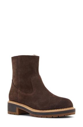 Blondo Nappa Waterproof Suede Bootie in Java Suede at Nordstrom, Size 6.5
