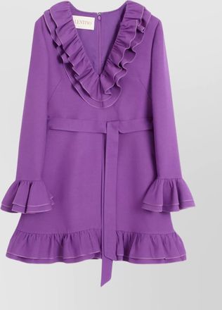 Valentino Garavani crepe couture short dress
