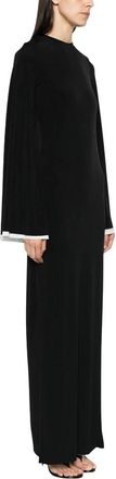 Darkpark Darkpark, Kleedjes, Dames, Zwart, S, Maxi jurk met ronde hals