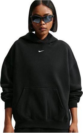 Nike Studio Fleece Medium Weight Oversized Pullover Hoodie - Dames - Sport - Zwart - Maat: S Fleece