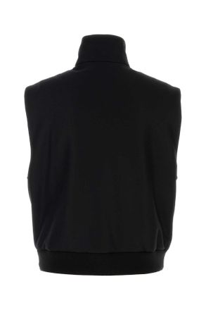 Jil Sander Mens Vest Black Wool Vests