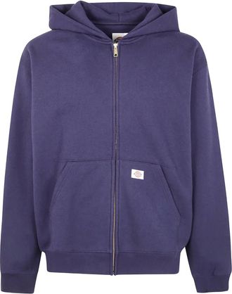 Dickies zip-up cotton hoodie - Blue