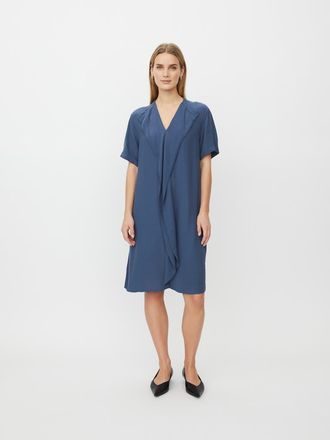 Masai MaNysenna V-Neck Drape Detail Dress in Ensign Blue at Nordstrom, Size X-Small