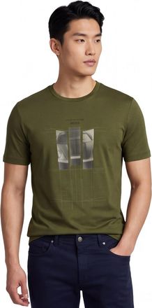HUGO BOSS T-shirt BOSS Green porsche print donkergroen
