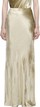Adam Lippes Linnet Silk-Blend Skirt