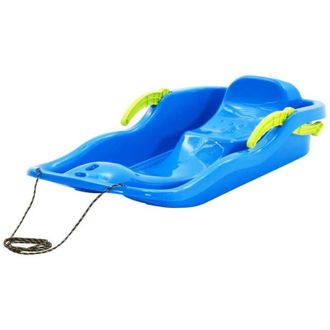 vidaXL Vidaxl - Slittino con Freni Blu 87x40x18 cm in Polipropilene