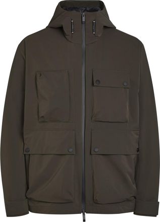 Moncler Arcturus Hooded Ripstop Windbreaker Jacket - Dark Brown - 3 (UK40 / L)