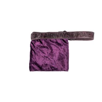 Puebco velvet sling belt pouch purple