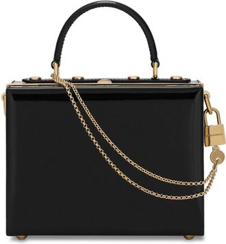 Dolce & Gabbana Dolce Box tote bag - women - CALFSKIN - One Size - Black