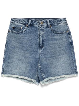 Michael Kors boyfriend denim shorts - women - Cotton - 0 - Blue