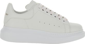 Alexander McQueen White Leather Sneakers