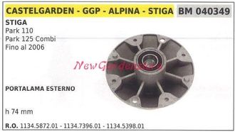 STIGA Sports Cubo De Cuchilla Para Park 110 Stiga 040349 Tractor Cortac&eacute;sped Con Asiento