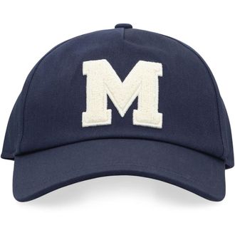 Moncler Caps, male, Blue, Size: ONE SIZE Baseball Cap with Logo