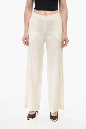 The Row Pantaloni Straight Fit FOULARD in Misto Lino The Row