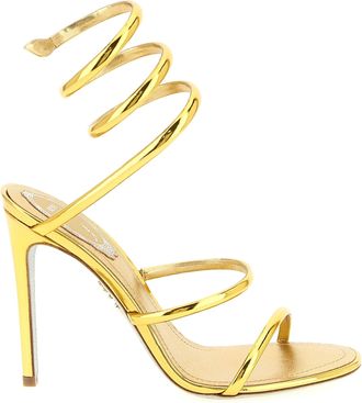 Rene Caovilla Cleo Metallic Sandalen