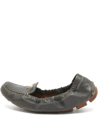 Prada leather flats - Black
