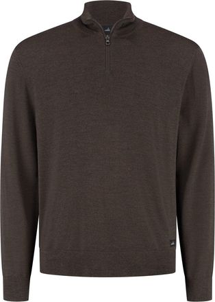 Wahts Mens Knitwear, TargetGroup:Men Dark Brown Melange / XXL