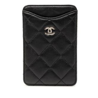 Chanel Pre-owned Wallets, female, Black, Size: ONE SIZE Pre-owned Card Holder