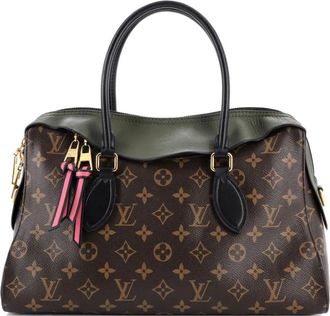 Louis Vuitton Tuileries Handbag Monogram Canvas with Leather satchel - Bruin
