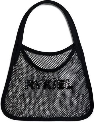 Sonia Rykiel Tassen, Dames, Zwart, ONE Size, Rhinestone Bag