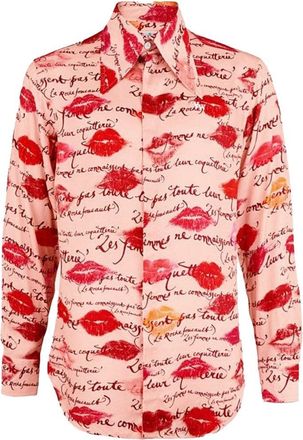 Vivienne Westwood KISSES TUXEDO SHIRT Size: 50, colour: PINK