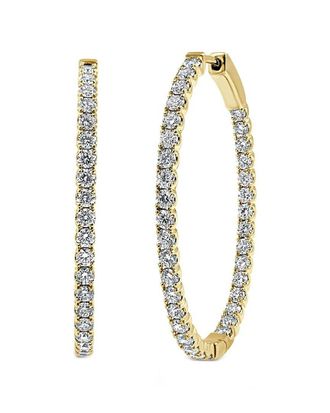 Forever Creations Forever Creations 14K 0.83 Ct. Tw. Diamond Hoops