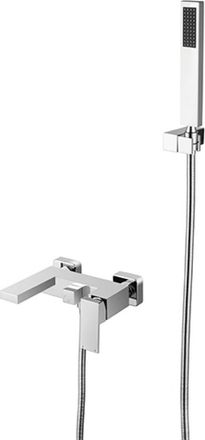 OEM Grifo De Ba&ntilde;era Mural Besco Moderno Varium Cromado