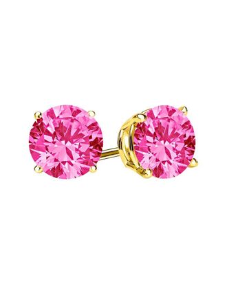 Liv Oliver 18K Plated 15.25 Ct. Tw. Quartz Earrings