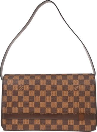 Louis Vuitton Tribeca Handbag Damier Brown Canvas Handbag (Pre-Owned)