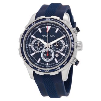 Nautica NST Chronograph Quartz Blue Dial Mens Watch NAPNSAS33