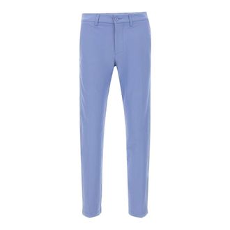 HUGO BOSS Hugo, Chinos, male, Blue, Size: 2XL Commuter-Slim Trousers