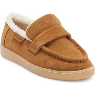 J/Slides Hathor Faux Fur Lined Loafer in Tan at Nordstrom Rack, Size 8.5