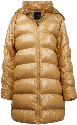 Pinko Pinko Winterjas Licht Karamel