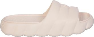 Moncler Beige Gewatteerde Sandalen voor Dames - Dames - Sandalen - Beige - 37 EU - Schoenen