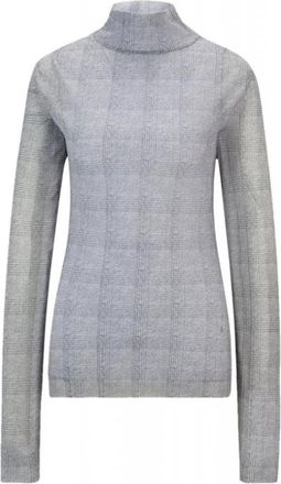 HUGO BOSS Donna, Top, Grigio, L, new