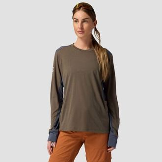 Backcountry Slickrock Drirelease Long-Sleeve Tech T-Shirt - Womens in Kalamata/turbulence at Nordstrom, Size X-Small