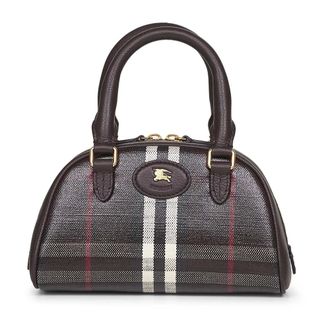 Burberry Handbags, female, Multicolor, Size: ONE SIZE Equestrian Knight Design Leather Bag