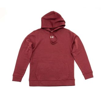 Under Armour Mens Hustle Fleece Hoodie In Cardinal