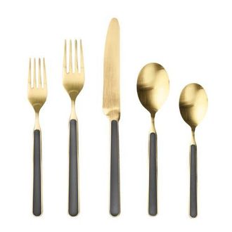 Mepra Fantasia Flatware Set - 5 Pieces in Vicuna at Nordstrom