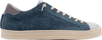 P448 John Deco - Heren - Sneakers - Blauw - 39 EU - Katoen - Schoenen