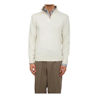 HUGO BOSS Heren, Truien, Wit, Maat: M Wol