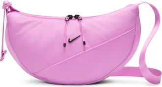 Nike Aura 4L Crescent Crossbody Bag Light Magenta Sm Black Electric HQ4370-503