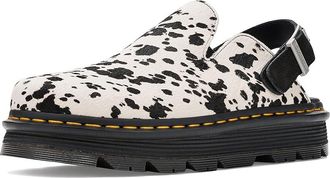 Dr. Martens Zeb Zag Mule Shoes Cream/Black : UK 9 (US Mens 10 - US Womens 11) Medium, Suede