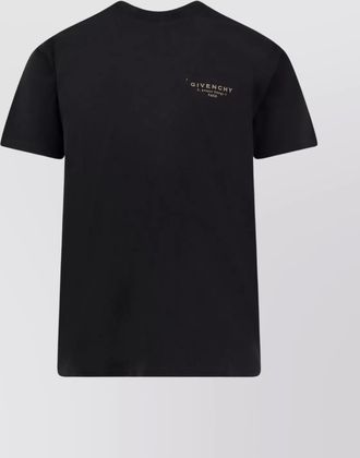 Givenchy cotton logo print regular fit t-shirt