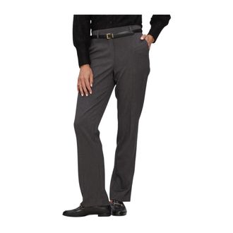 Object Object - Objlisa MW Straight Pant Noos - Dames - Broeken - Grijs - Maat: M Leer
