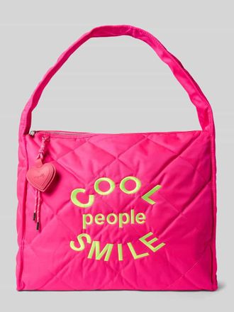 Miss Goodlife Shopper mit Statement-Stitching Modell Cool People in Pink, Gr&ouml;&szlig;e 1