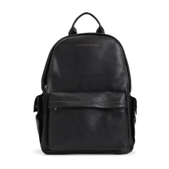 Brunello Cucinelli Classic Black Backpack - male - Brunello Cucinelli - Backpacks - Black - ONE SIZE - Bags